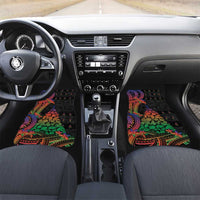 New Caledonia Christmas Car Mats Seashell Xmas Tree Tribal Waves - Polynesian Pride