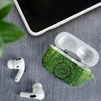 Polynesia Mother Nature AirPods Case Glowing Heart Spiral Tropical Vine Floral
