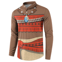 Polynesia Ocean Princess Inspired Cosplay Costume Button Sweatshirt