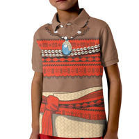 Polynesia Ocean Princess Inspired Cosplay Costume Kid Polo Shirt