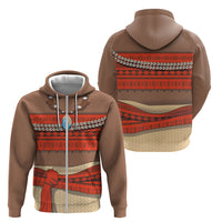 Polynesia Ocean Princess Inspired Cosplay Costume Zip Hoodie
