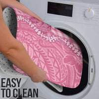 Pink Hawaii Palaka Cowboy Turtle Bathroom Set Hawaiian Paniolo Puakenikeni Maile Lei - Polynesian Pride