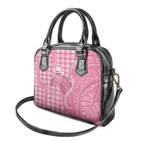 Pink Hawaii Palaka Cowboy Turtle Shoulder Handbag Hawaiian Paniolo Puakenikeni Maile Lei - Polynesian Pride