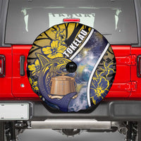 Tokelau Spare Tire Cover National Badge Waves Style