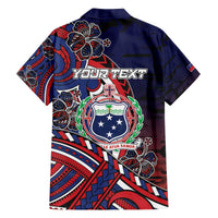 Personalised Samoa Wrestling Family Matching Off The Shoulder Long Sleeve Dress and Hawaiian Shirt Polynesian Warrior Funny Style DT05 - Polynesian Pride