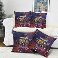 Samoa Wrestling Pillow Cover Polynesian Warrior Funny Style - Polynesian Pride