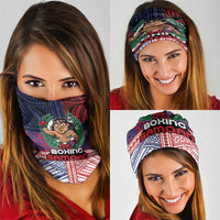Samoa Boxing Neck Gaiter Samoan Boxer Funny Style - Polynesian Pride