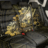 Niue Back Car Seat Cover Niuean Crab Waves Style