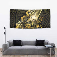 Niue Tapestry Niuean Crab Waves Style