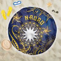 Nauru Beach Blanket Hibiscus Polynesian Tribal Pattern