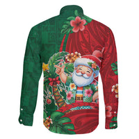 Hawaii Christmas Family Matching Mermaid Dress and Hawaiian Shirt Mele Kalikimaka Funny Hawaiian Santa - Polynesian Pride