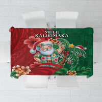 Hawaii Christmas Tablecloth Mele Kalikimaka Funny Hawaiian Santa - Polynesian Pride