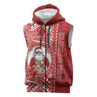 Tonga Christmas Sleeveless Zip Hoodie Kilisimasi Fiefia - Polynesian Pride