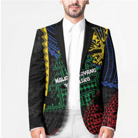 Personalised Philippines Christmas Blazer Xmas Tree Filipino Tribal Patterns - Polynesian Pride