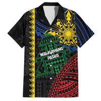 Personalised Philippines Christmas Hawaiian Shirt Xmas Tree Filipino Tribal Patterns - Polynesian Pride