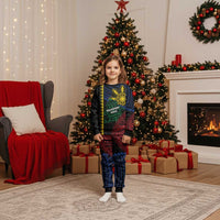 Personalised Philippines Christmas Pajama Set Xmas Tree Filipino Tribal Patterns - Polynesian Pride