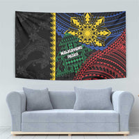 Philippines Christmas Tapestry Xmas Tree Filipino Tribal Patterns - Polynesian Pride