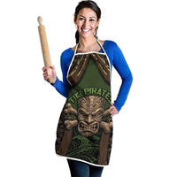 Hawaii Tiki Pirates Apron Kakau Pattern Polynesian Style