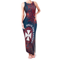 Personalised Wallis And Futuna Family Matching Tank Maxi Dress and Hawaiian Shirt Hibiscus Polynesian Tribal Pattern