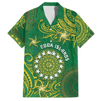 Personalised Cook Islands Family Matching Puletasi and Hawaiian Shirt Hibiscus Polynesian Tribal Pattern