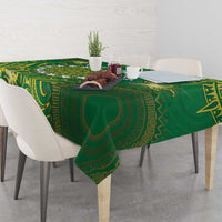 Cook Islands Tablecloth Hibiscus Polynesian Tribal Pattern