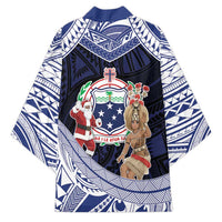 Samoa Christmas Kimono Samoan Siva Dance With Santa - Polynesian Pride