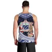 Samoa Christmas Men Tank Top Samoan Siva Dance With Santa - Polynesian Pride