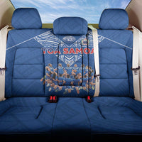 Toa Samoa Back Car Seat Cover Samoan Warrior Spirit Rugby - Polynesian Pride