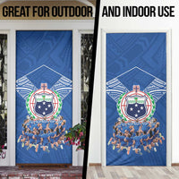 Toa Samoa Door Cover Samoan Warrior Spirit Rugby - Polynesian Pride