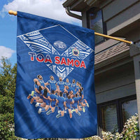 Toa Samoa Garden Flag Samoan Warrior Spirit Rugby - Polynesian Pride