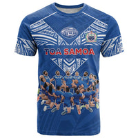 Toa Samoa T Shirt Samoan Warrior Spirit Rugby - Polynesian Pride