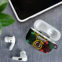 Vanuatu Independence Day AirPods Case Boar Tusk Warrior Tribal Floral Patterns
