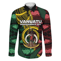 Personalised Vanuatu Independence Day Family Matching Mermaid Dress and Hawaiian Shirt Boar Tusk Warrior Tribal Floral Patterns DT05 Daughter's Dress Multicolor - Polynesian Pride