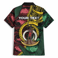 Personalised Vanuatu Independence Day Hawaiian Shirt Boar Tusk Warrior Tribal Floral Patterns DT05 - Polynesian Pride