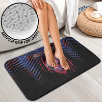 Guam Bathroom Set Chamorro Seal Tribal Scratch Design - Polynesian Pride