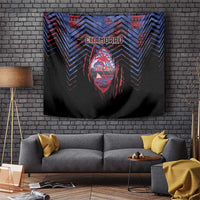 Guam Tapestry Chamorro Seal Tribal Scratch Design - Polynesian Pride