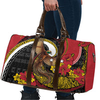 Papua New Guinea Language Week Travel Bag Bird Of Paradise Tribal Floral Pattern DT05 - Polynesian Pride