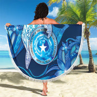 Northern Mariana Islands Beach Blanket Galaxy Polynesian Shark Tattoo - Polynesian Pride