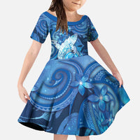 Personalised Northern Mariana Islands Family Matching Off Shoulder Maxi Dress and Hawaiian Shirt Galaxy Polynesian Shark Tattoo - Polynesian Pride