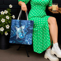 Northern Mariana Islands Tote Bag Galaxy Polynesian Shark Tattoo - Polynesian Pride