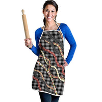 Hawaii Palaka Niihau Shell Lei Apron Tropical Island Plaid Patterns