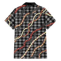 Hawaii Palaka Niihau Shell Lei Family Matching Puletasi and Hawaiian Shirt Tropical Island Plaid Patterns DT05 - Polynesian Pride