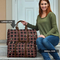 Hawaii Palaka Kahelelani Shell Lei Costume Travel Bag Plaid Patterns