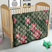 Hawaii Quilt Green Polynesian Monstera Patterns DT05 - Polynesian Pride