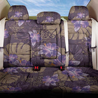 Hawaii Back Car Seat Cover Purple Polynesian Monstera Patterns DT05 One Size Purple - Polynesian Pride