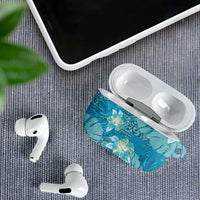 Hawaii AirPods Case Teal Polynesian Monstera Patterns DT05 - Polynesian Pride