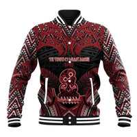 Personalised New Zealand Waitangi Day Baseball Jacket Te Tiriti O Waitangi 1840 - Polynesian Pride