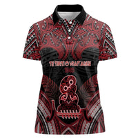 Personalised New Zealand Waitangi Day Women Polo Shirt Te Tiriti O Waitangi 1840 - Polynesian Pride