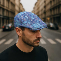 Federated States of Micronesia Merry Christmas Jeff Hat Pacific Patchwork Xmas Vibes - Polynesian Pride