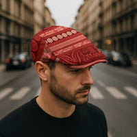 Fiji Marau na Kerisimasi Jeff Hat Red Tapa Masi Inspired Christmas - Polynesian Pride